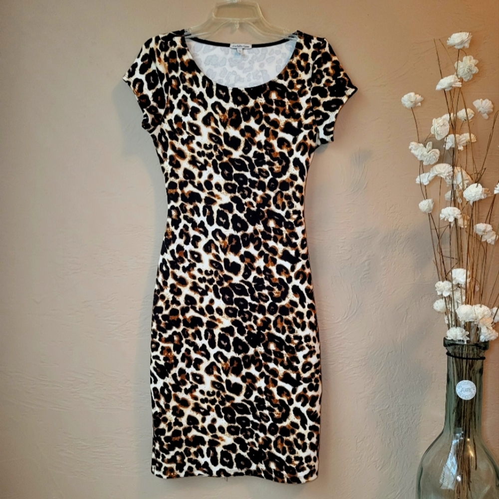 cheetah print dress